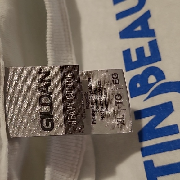 Gildan Unisex White Short Sleeve Tshirt Blue Martin County Coastal Florida XL - Picture 6 of 9